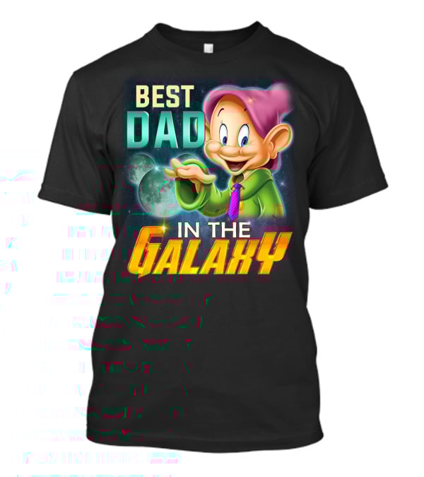 Best Dad Dopey IN The Galaxy T-Shirt