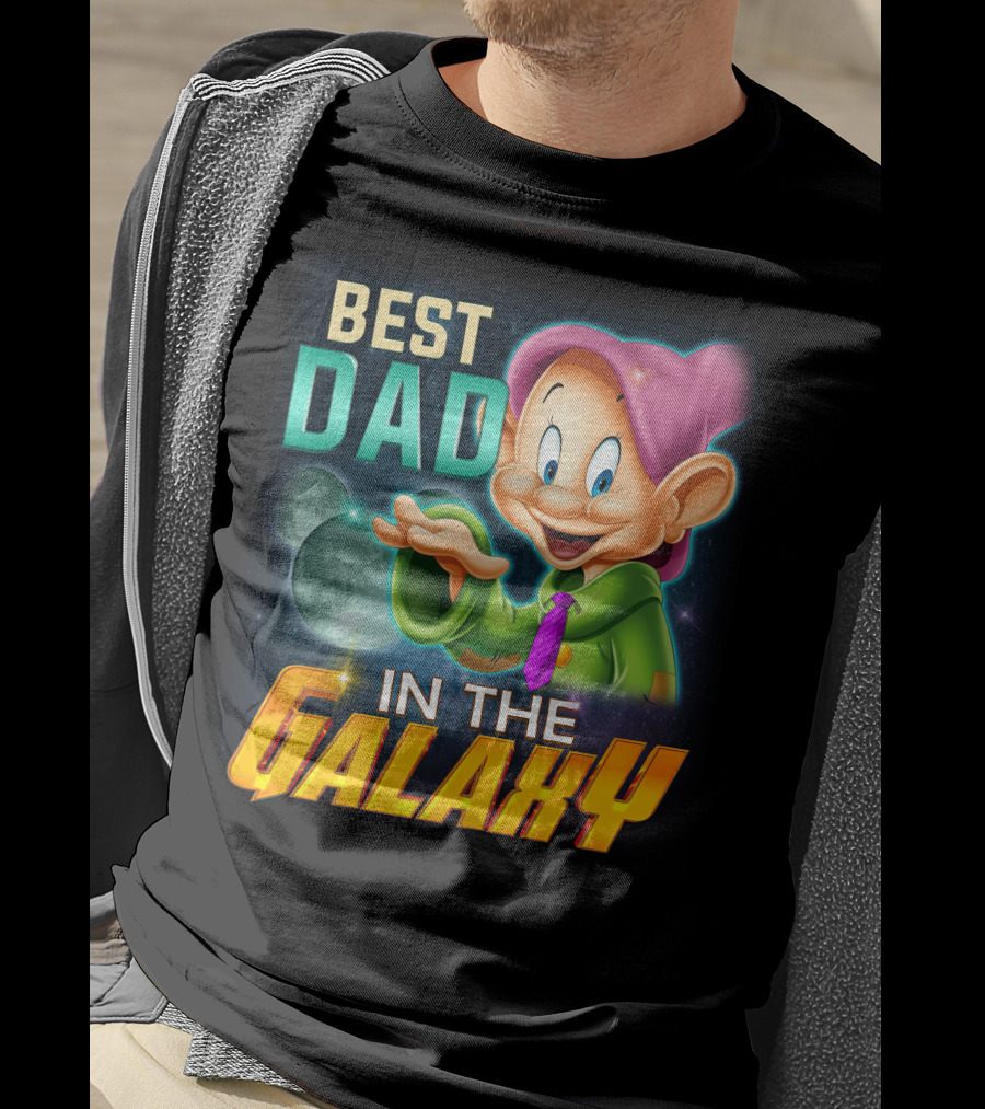 Best Dad Dopey IN The Galaxy T-Shirt