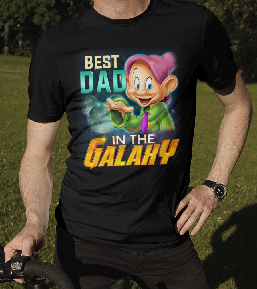Best Dad Dopey IN The Galaxy T-Shirt