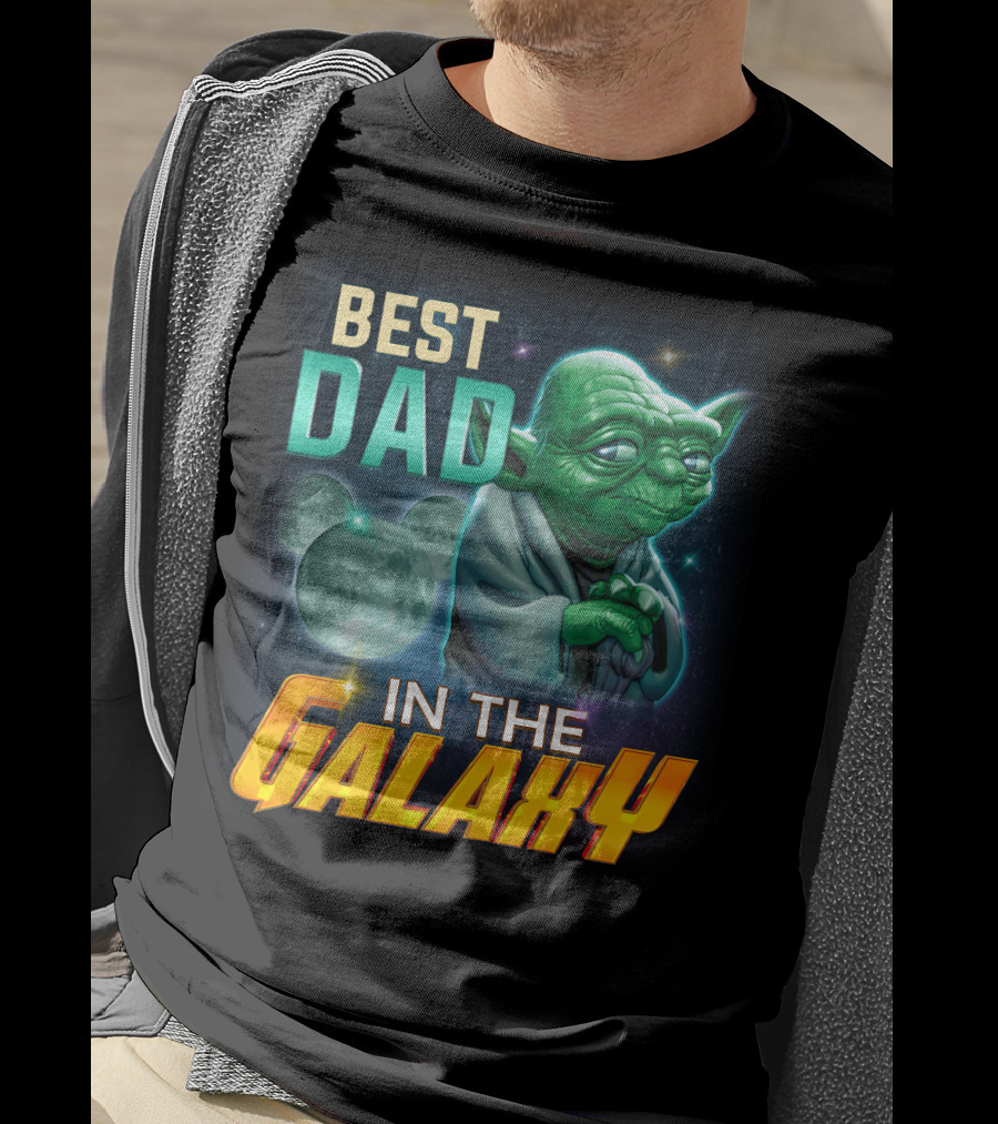 Best Dad Yoda IN The Galaxy T-Shirt