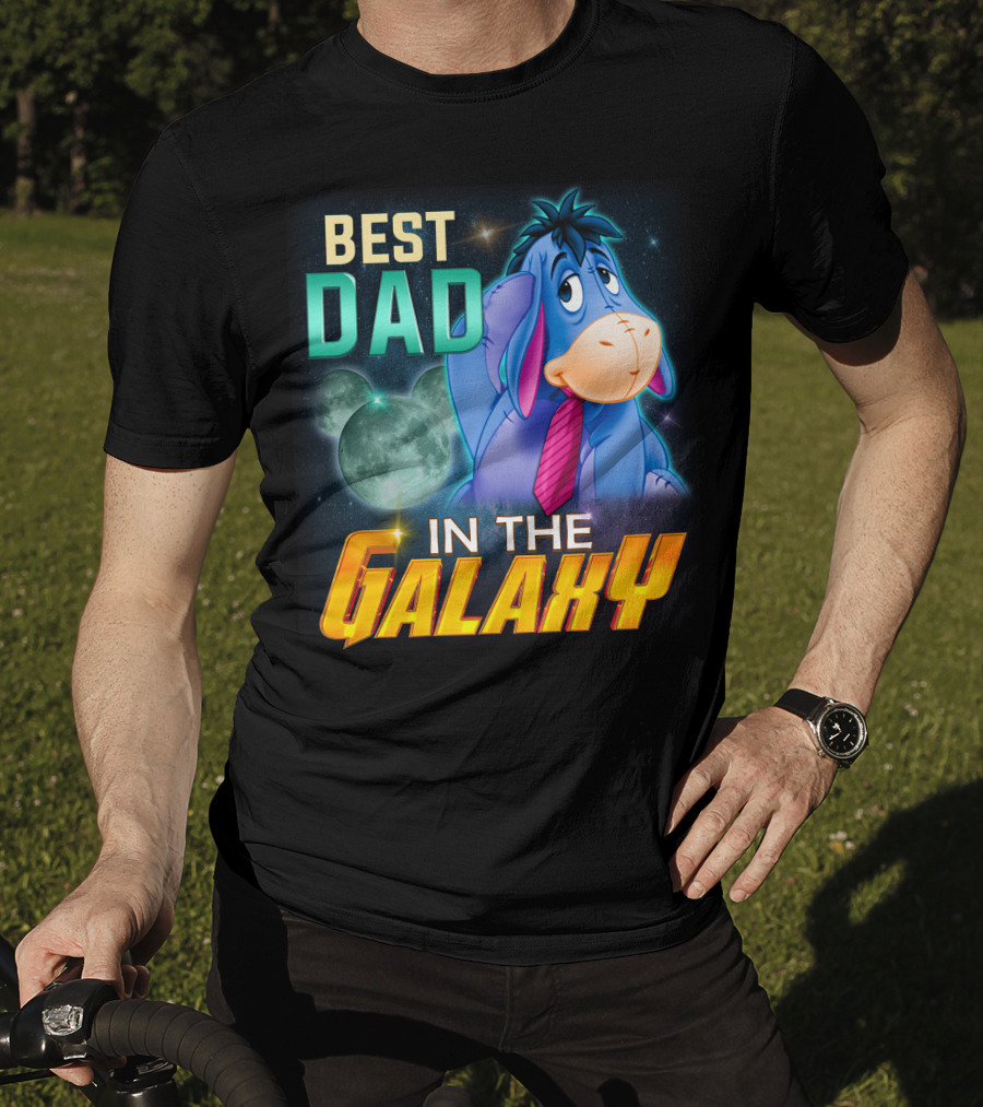 Best Dad Eeyore IN The Galaxy T-Shirt