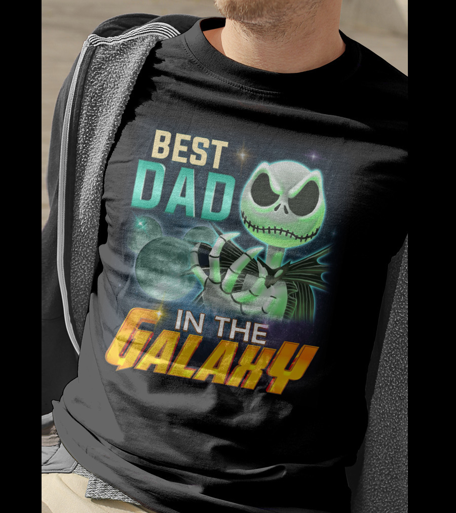 Best Dad In The Galaxy Jack Skellington T-Shirt