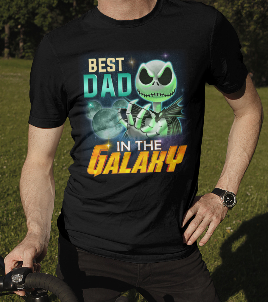 Best Dad In The Galaxy Jack Skellington T-Shirt