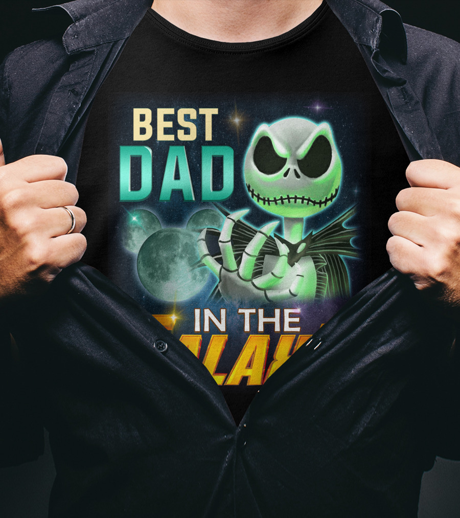Best Dad In The Galaxy Jack Skellington T-Shirt