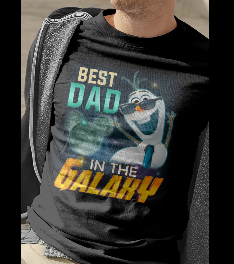 Best Dad IN The Galaxy Olaf T-Shirt