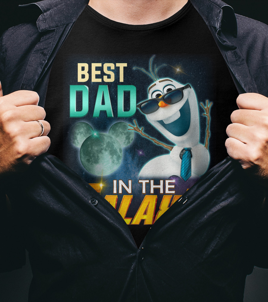 Best Dad IN The Galaxy Olaf T-Shirt