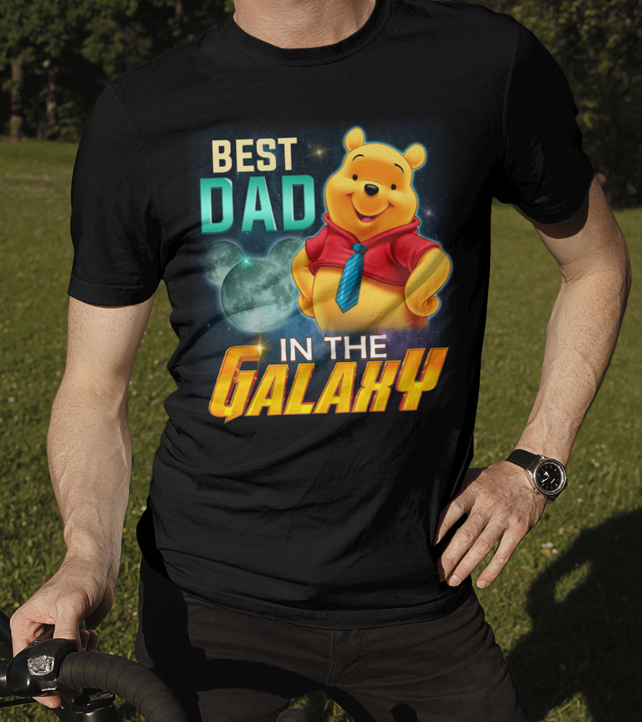 Best Dad IN The Galaxy Pooh T-Shirt
