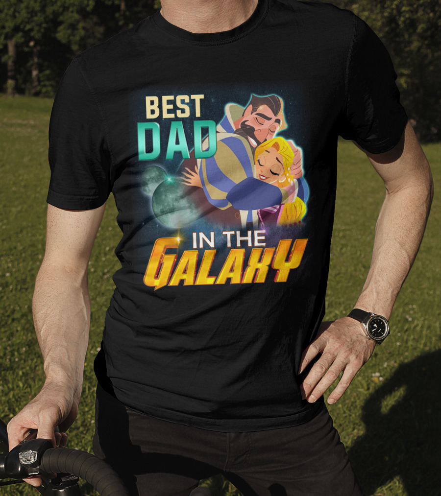Best Dad Rapunzel IN The Galaxy T-Shirt