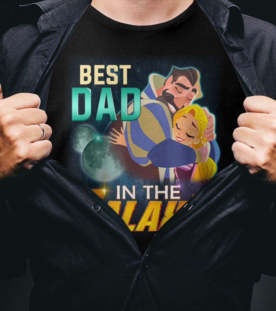 Best Dad Rapunzel IN The Galaxy T-Shirt