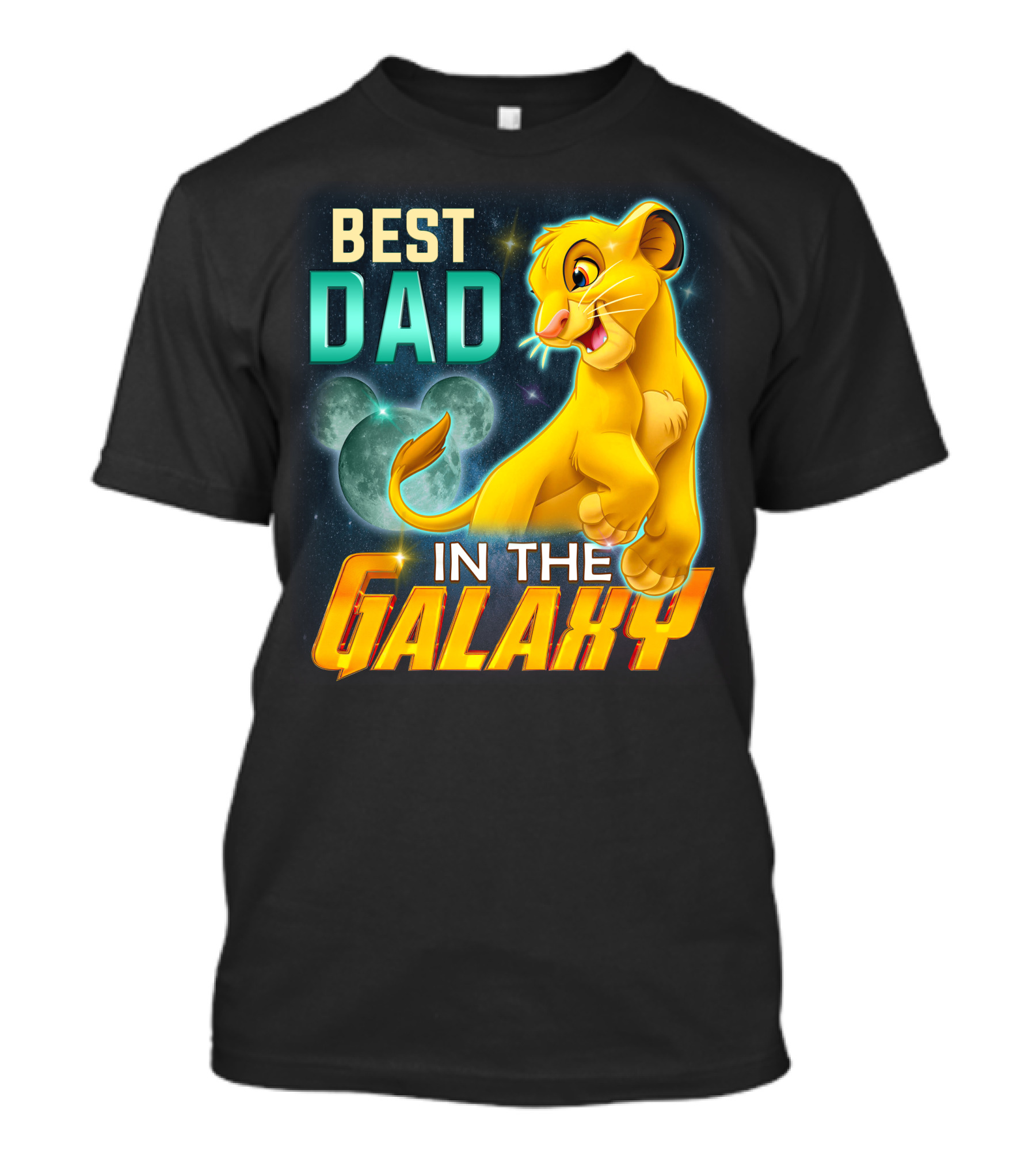 Best Dad IN The Galaxy Simba T-Shirt