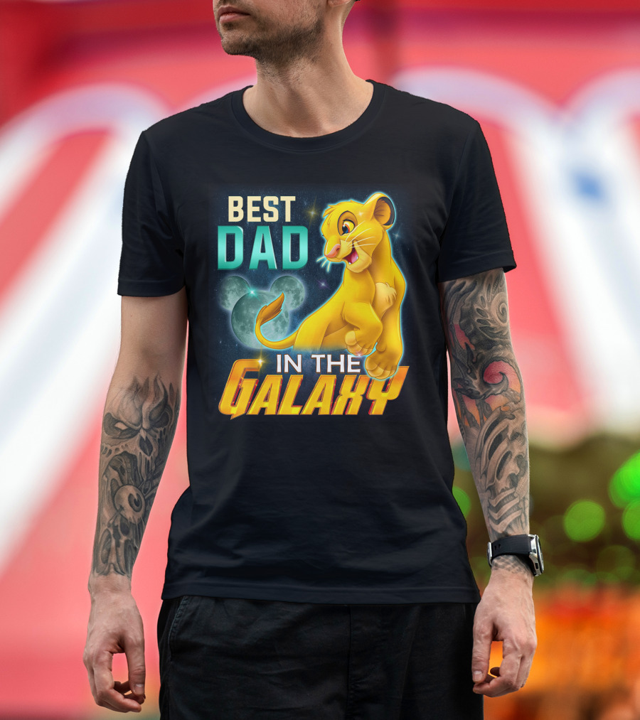 BEST DAD IN THE GALAXY SIMBA T-Shirt