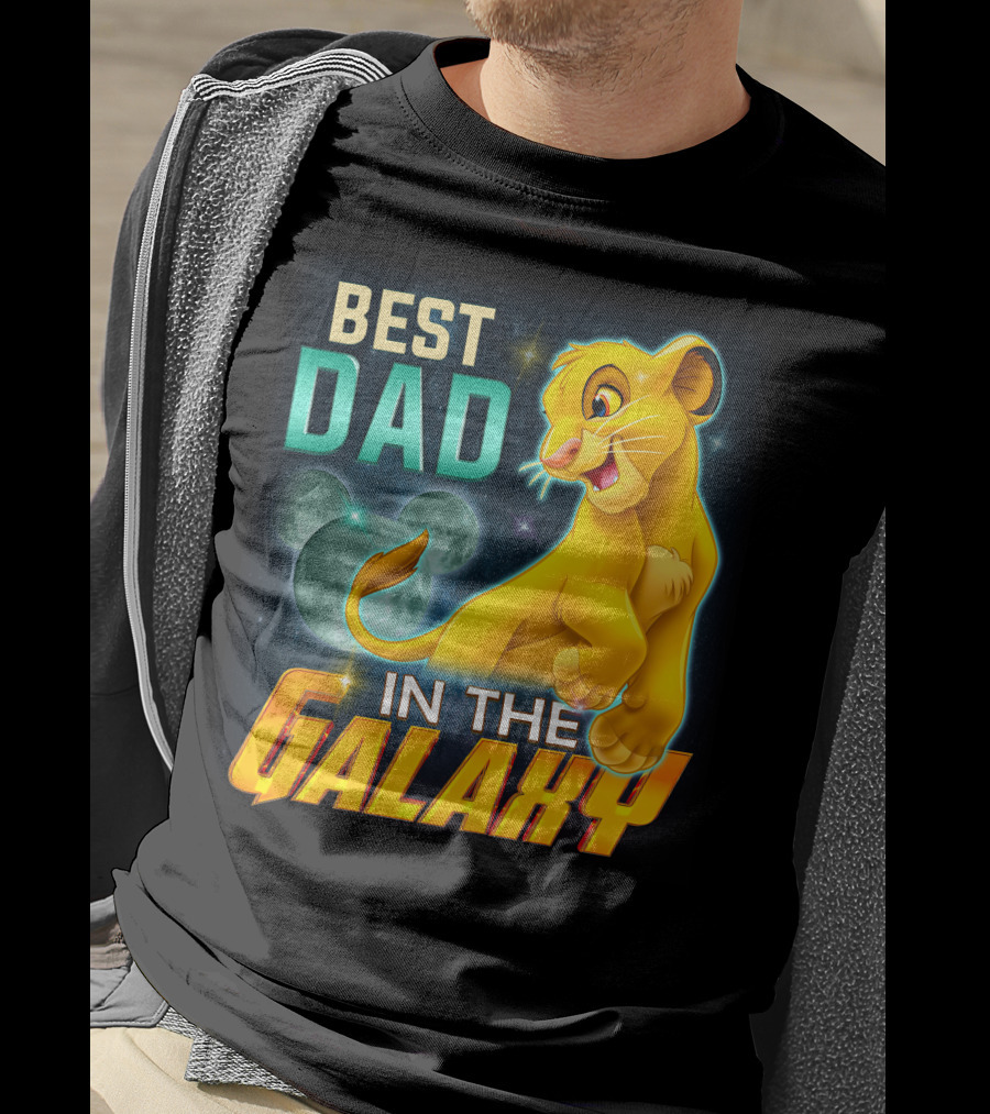 Best Dad IN The Galaxy Simba T-Shirt