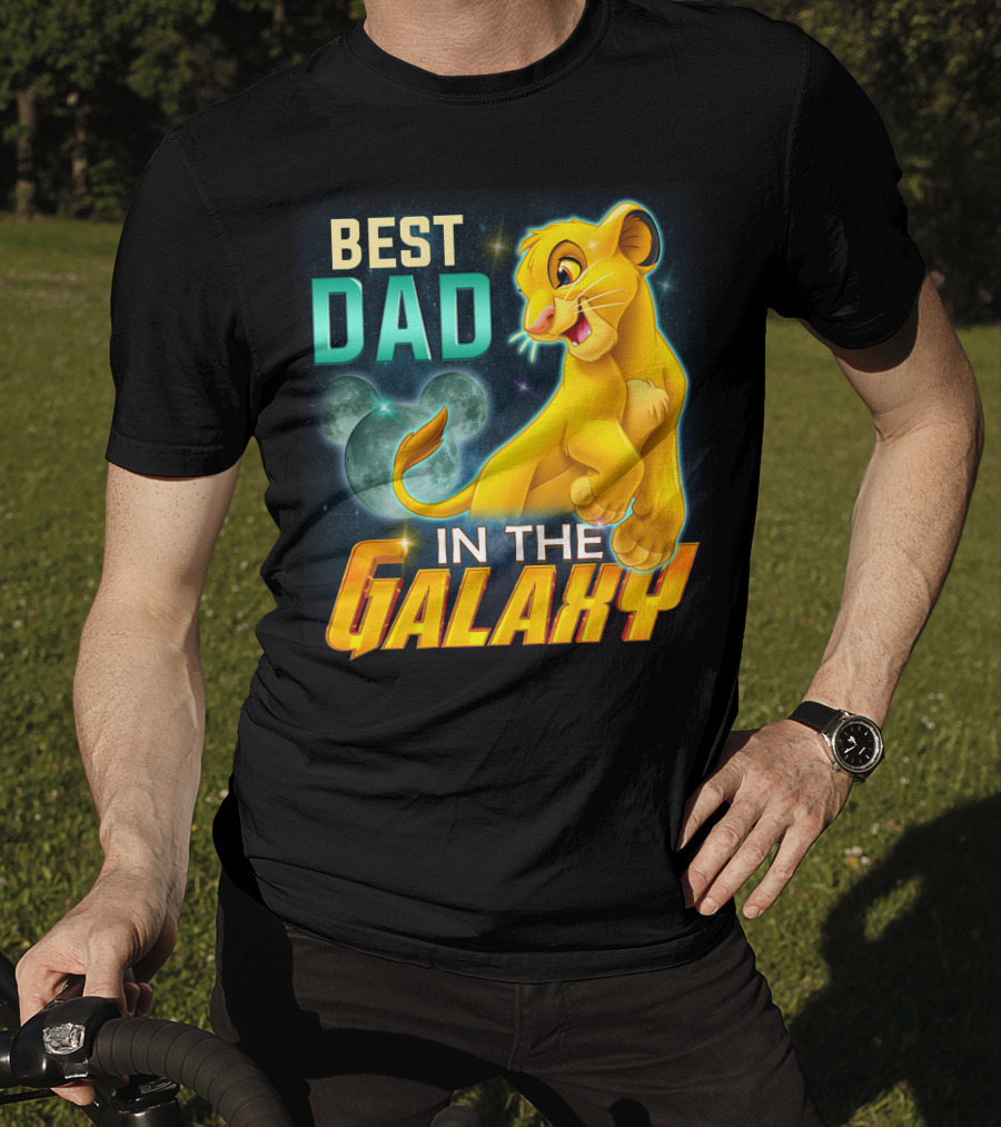Best Dad IN The Galaxy Simba T-Shirt