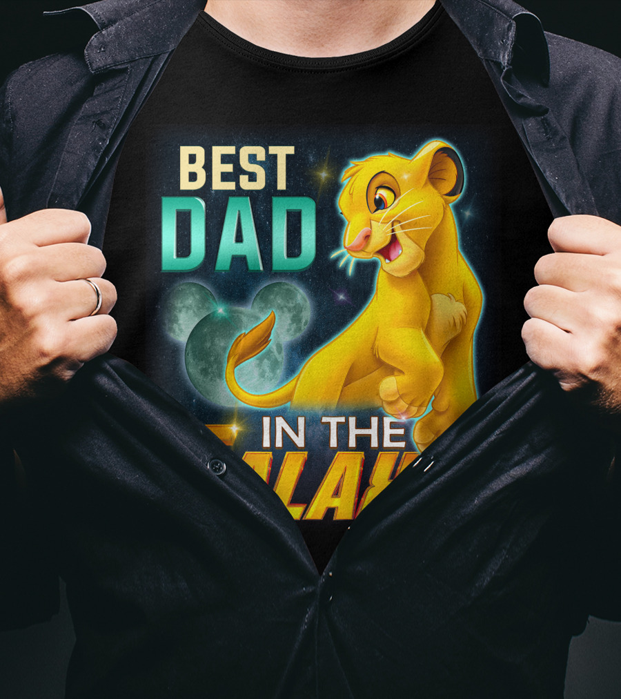 Best Dad IN The Galaxy Simba T-Shirt