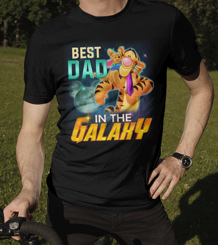 Best Dad Tigger IN The Galaxy T-Shirt