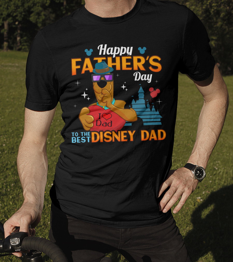 Happy Father's Day Scooby Doo I Love Dad To The Best Disney Dad T-Shirt
