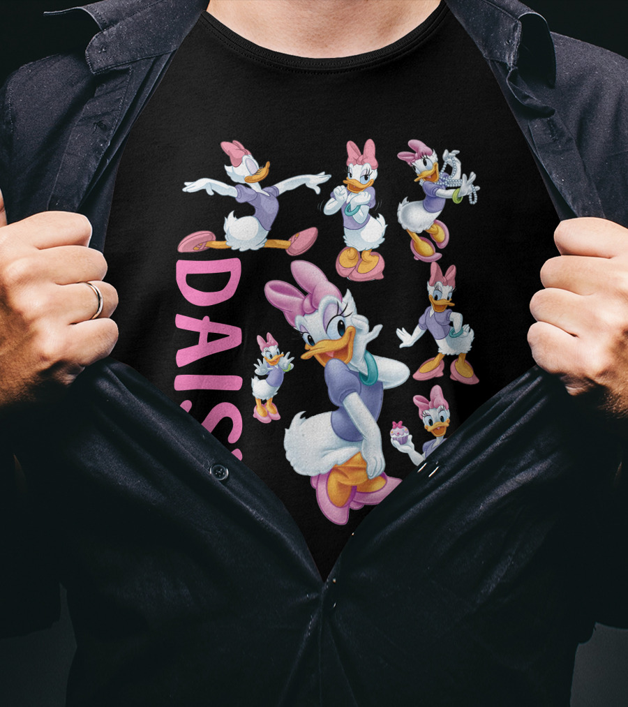 Daisy Duck Multiple Poses Character Compilation T-Shirt