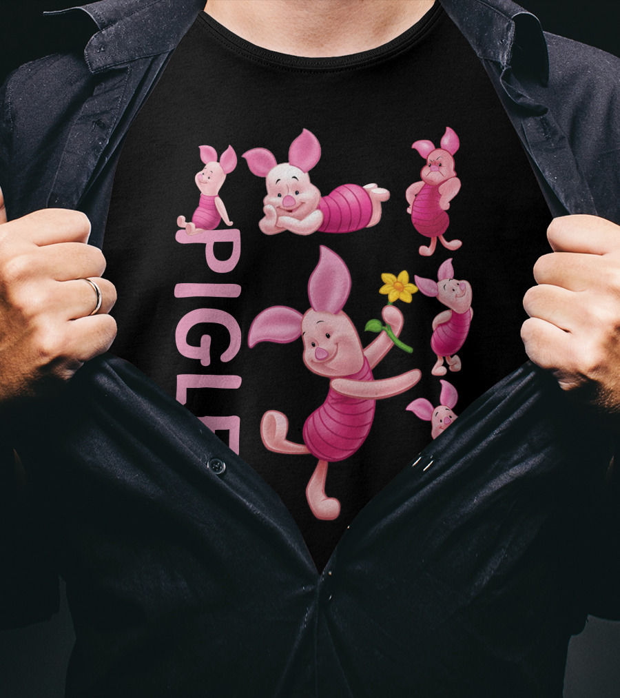 Piglet Delightful Poses Collection T-Shirt