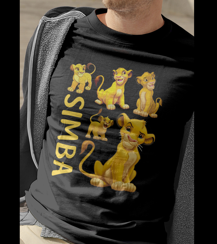 Simba Lion King Character Expressions Compilation T-Shirt
