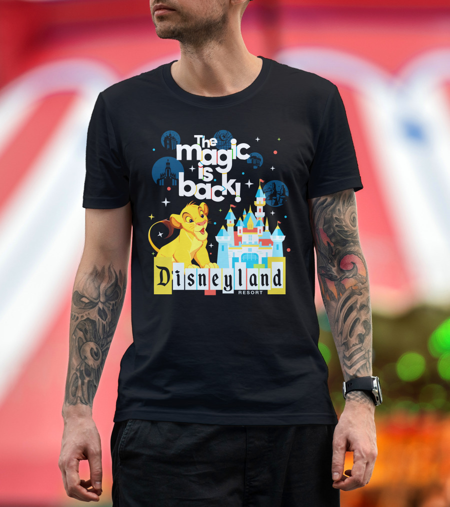 The Magic Is Back Disneyland Resort Simba Lion King T-Shirt
