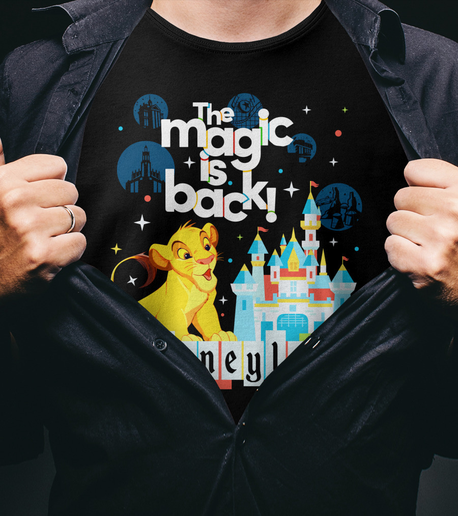 The Magic Is Back Disneyland Resort Simba Lion King T-Shirt
