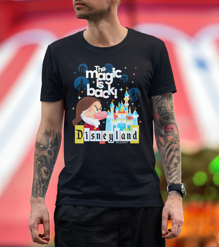 The Magic is Back Grumpy Disneyland Resort T-Shirt