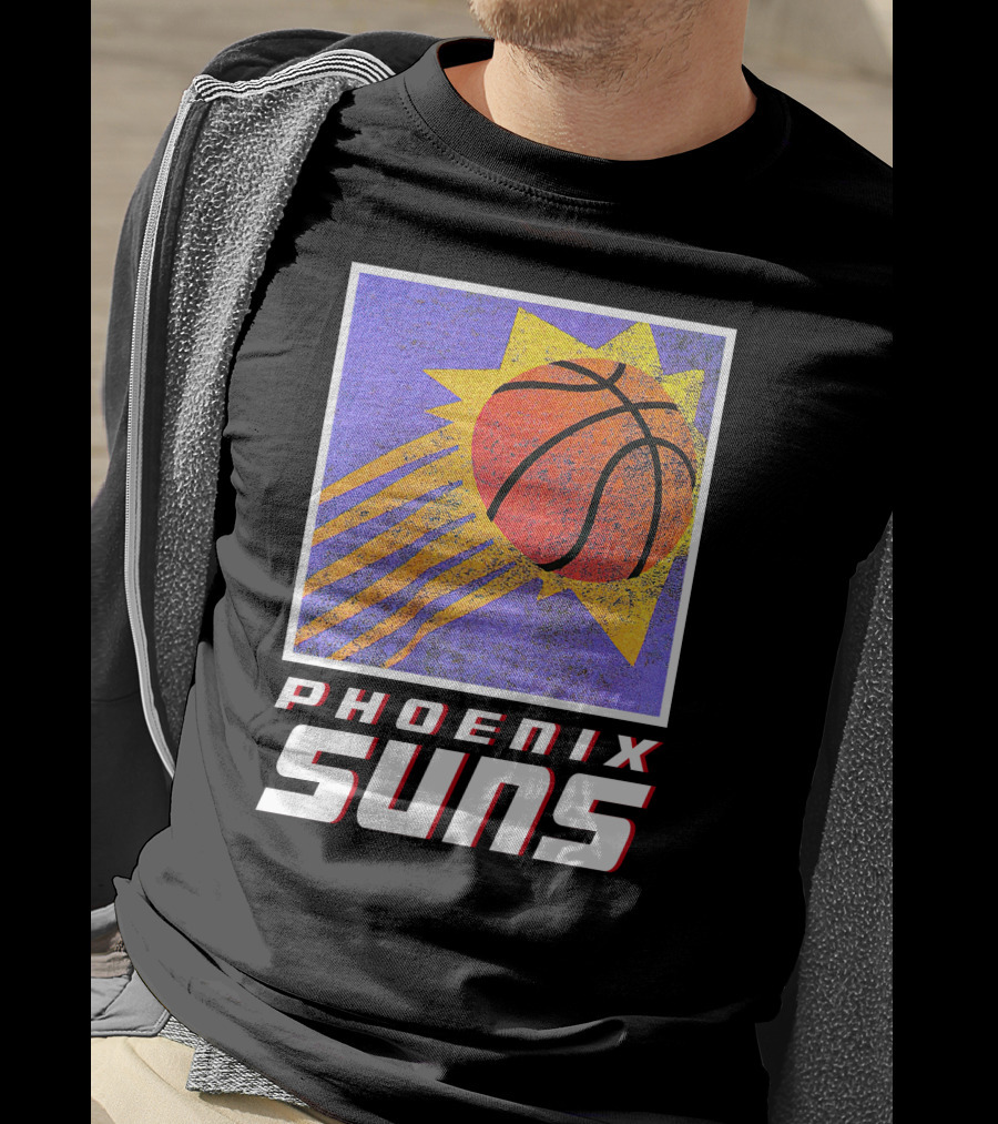 Phoenix Suns Basketball Vintage Style Retro T-Shirt