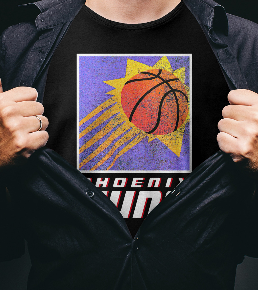 Phoenix Suns Basketball Vintage Style Retro T-Shirt