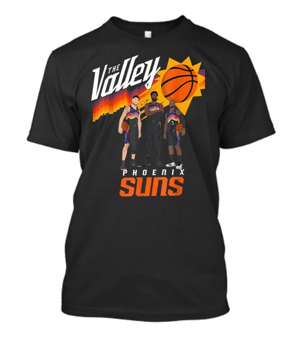 The Valley Phoenix Suns Basketball Players T-Shirt