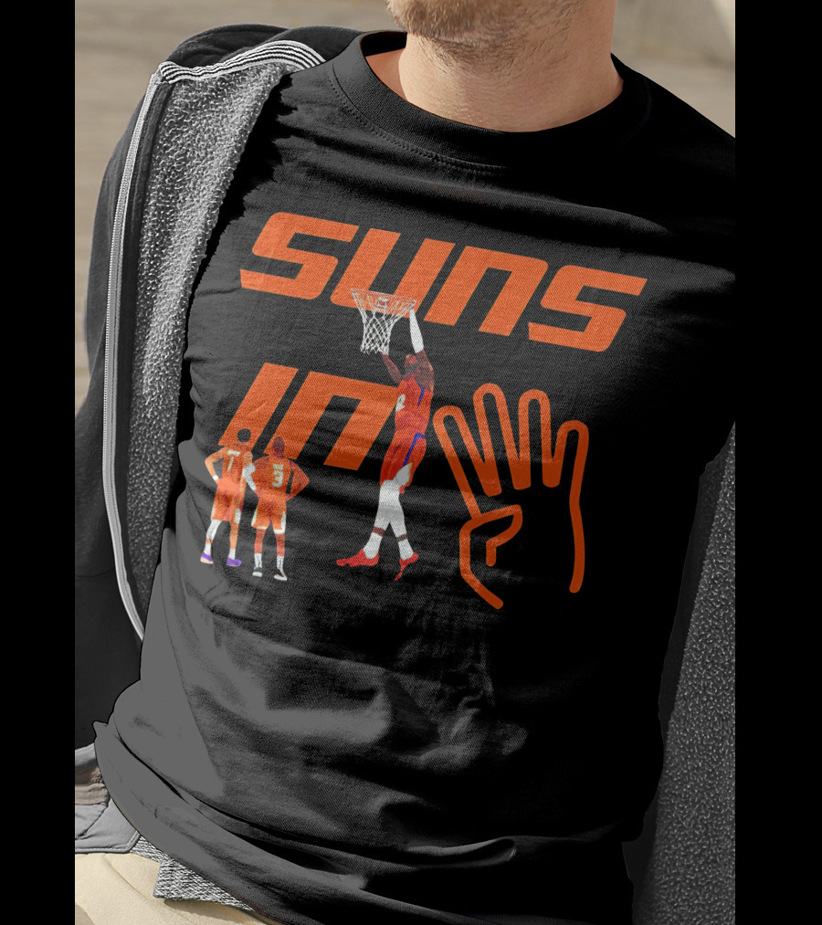 Suns In Four Basketball Slam Dunk Gesture T-Shirt