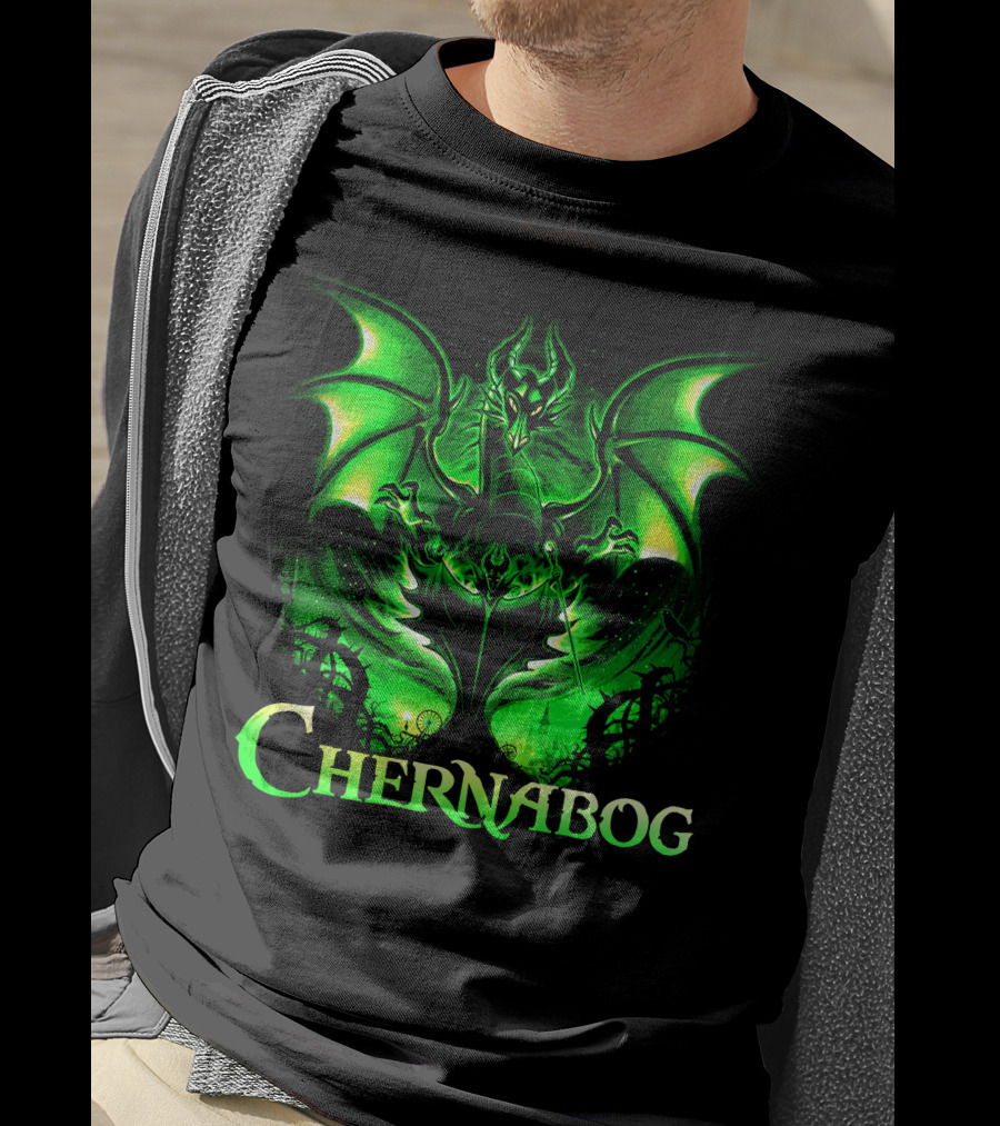 Chernabog Green Dragon Fantasy T-Shirt