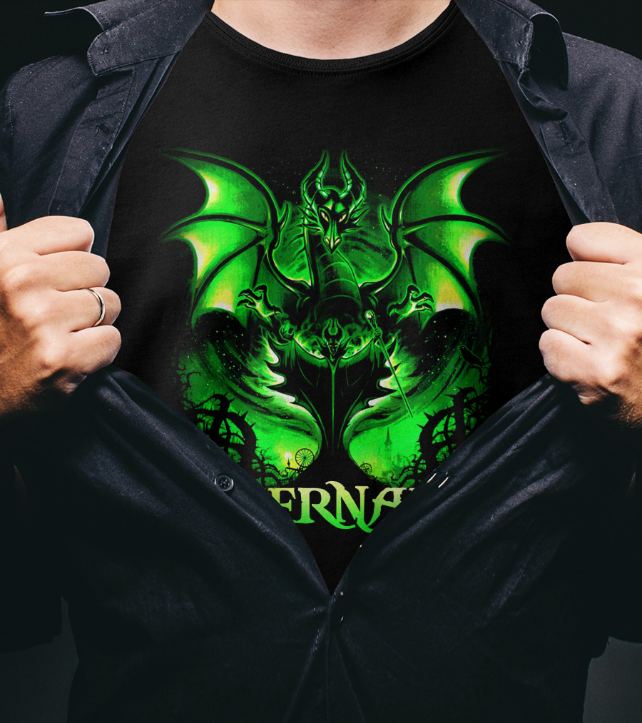 Chernabog Green Dragon Fantasy T-Shirt