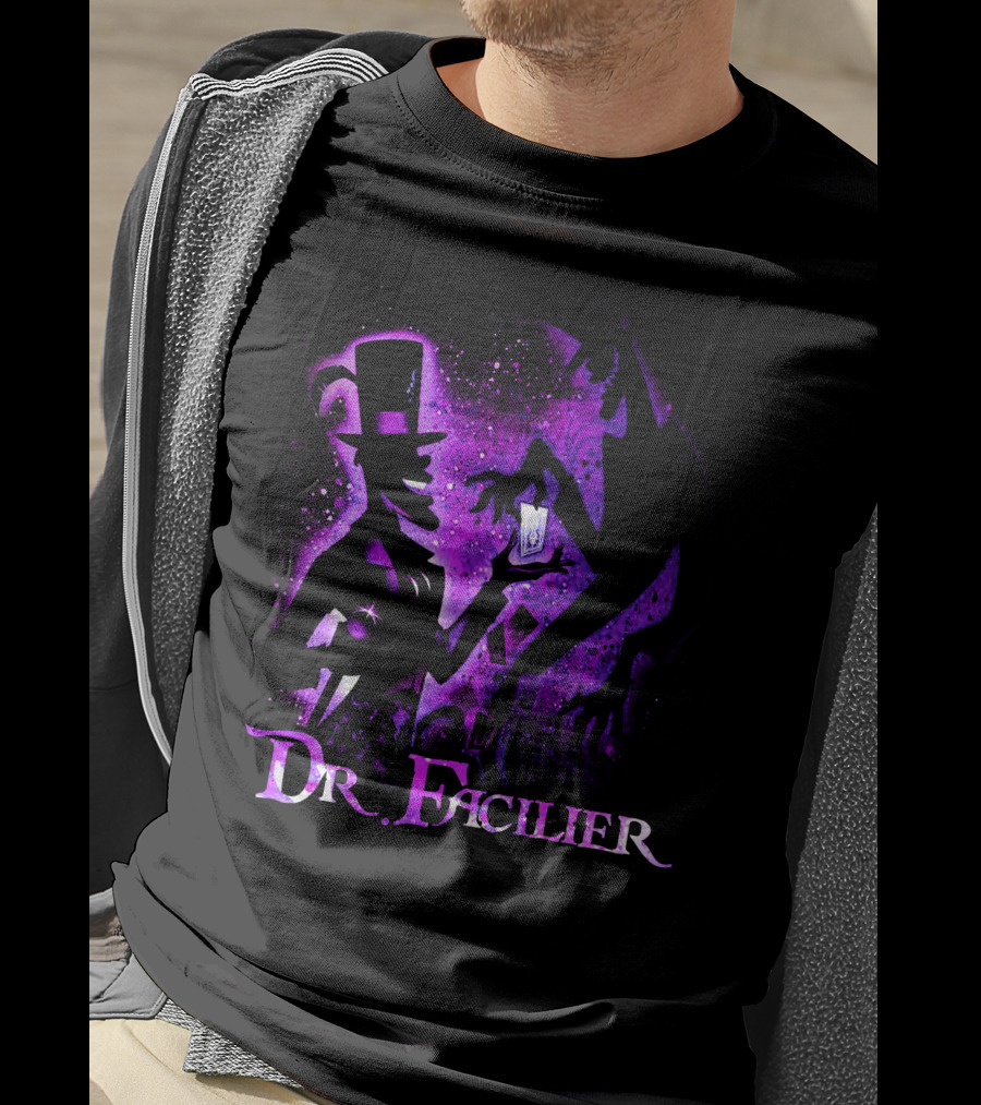 Dr. Facilier Purple Silhouette And Shadow T-Shirt