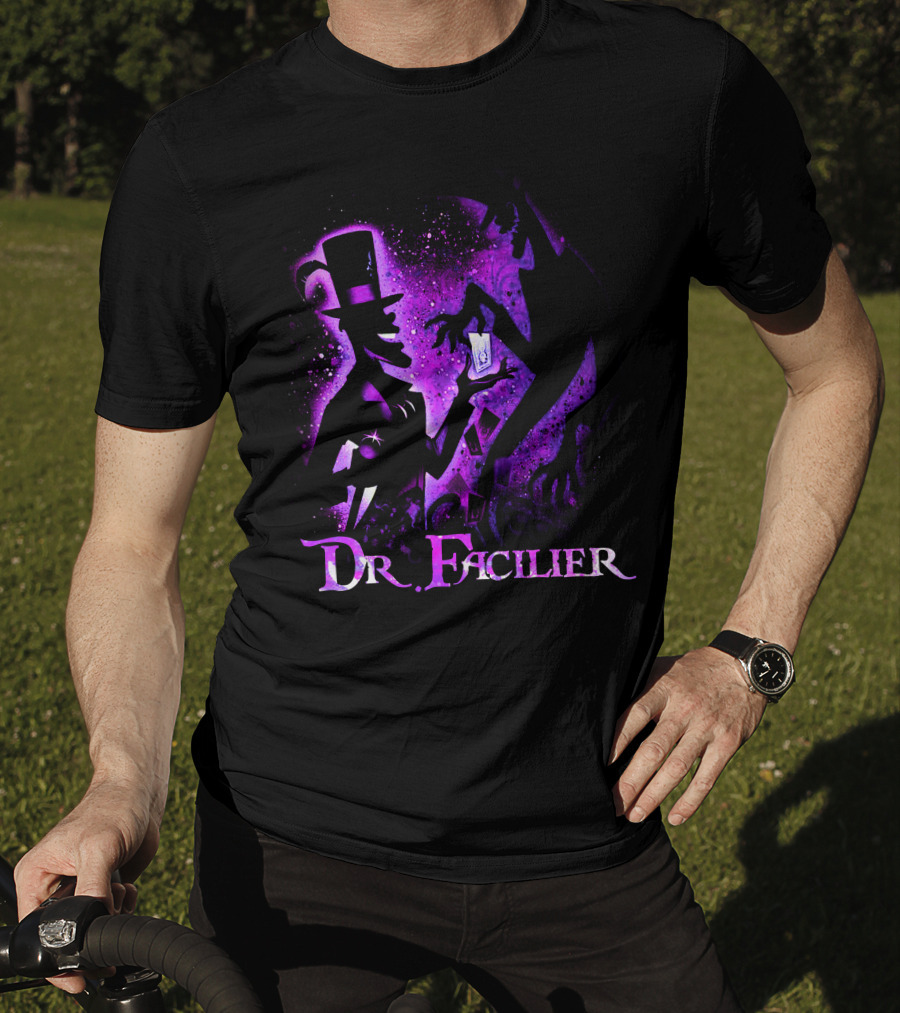 Dr. Facilier Purple Silhouette And Shadow T-Shirt