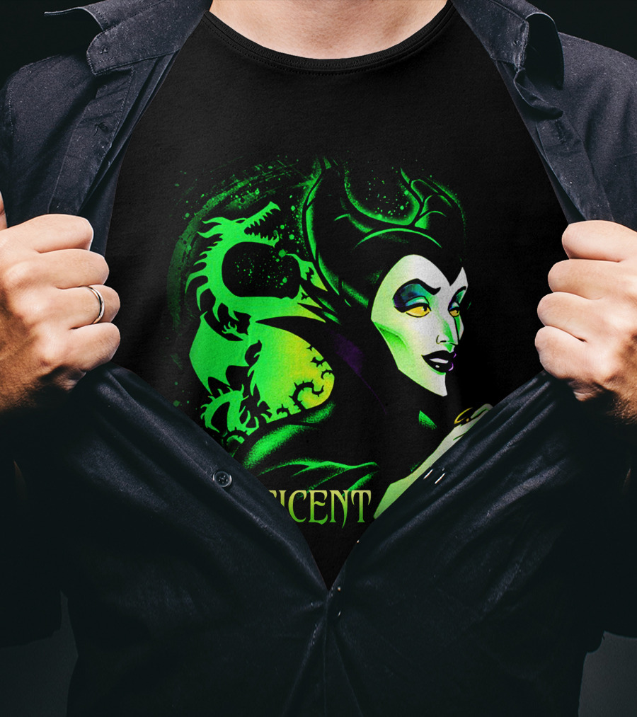 Maleficent 4 Green Dragon Iconic Character T-Shirt