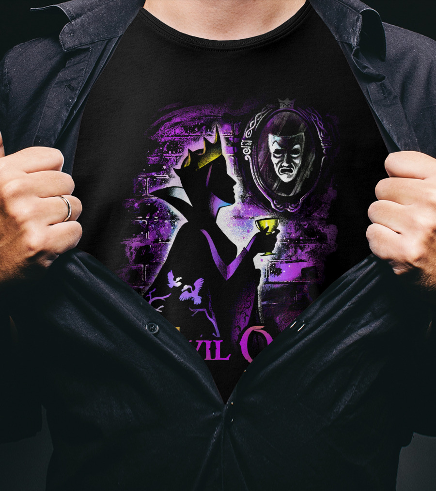 Evil Queen With Magic Mirror And Potion T-Shirt