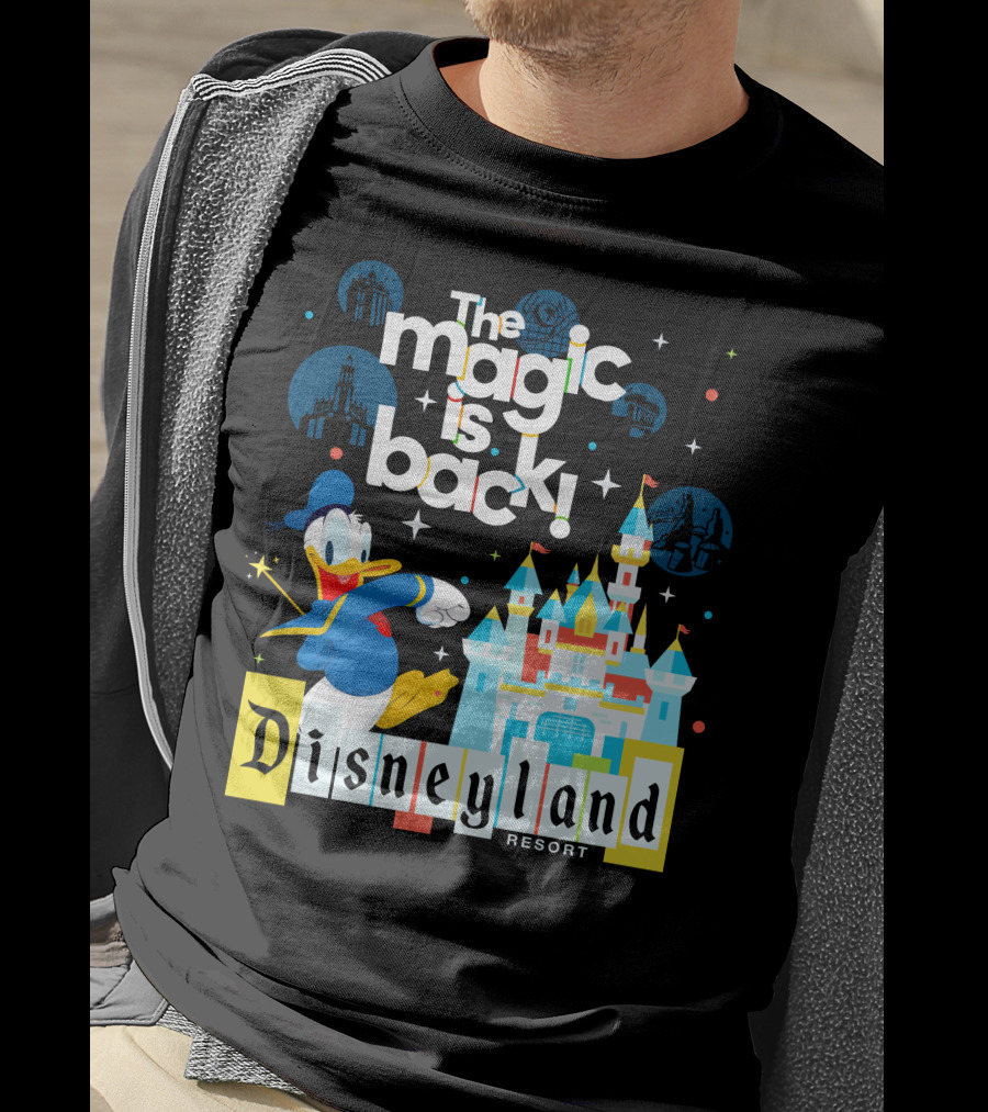 The Magic Is Back Disneyland Resort Donald Duck T-Shirt