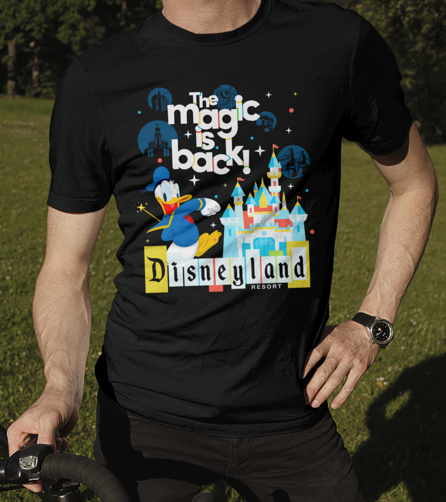 The Magic Is Back Disneyland Resort Donald Duck T-Shirt