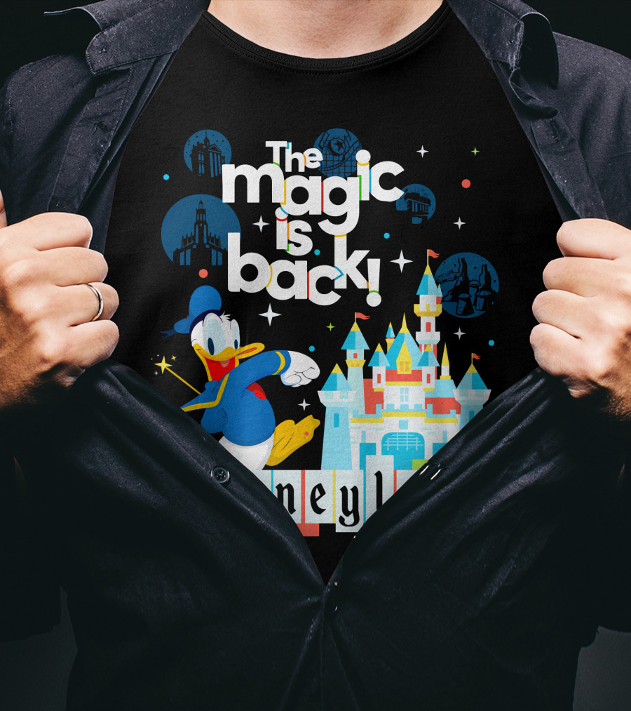 The Magic Is Back Disneyland Resort Donald Duck T-Shirt