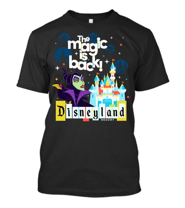 The Magic Is Back Maleficent Disneyland Resort T-Shirt
