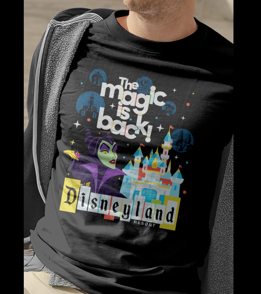 The Magic Is Back Maleficent Disneyland Resort T-Shirt