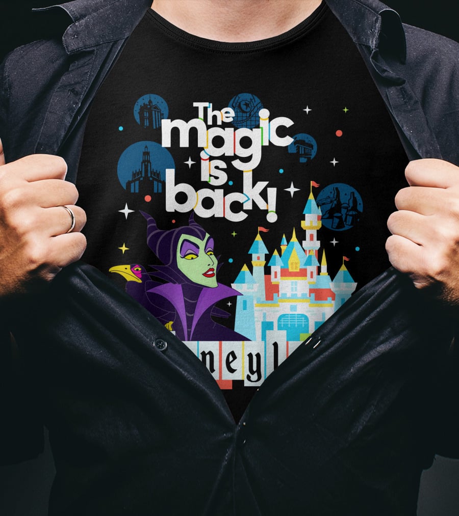 The Magic Is Back Maleficent Disneyland Resort T-Shirt