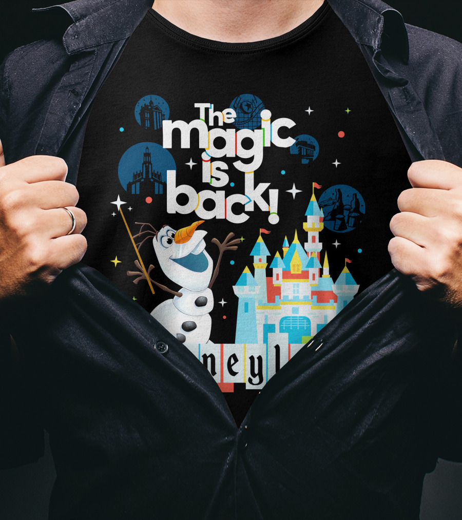 The Magic Is Back Olaf Disneyland Resort T-Shirt