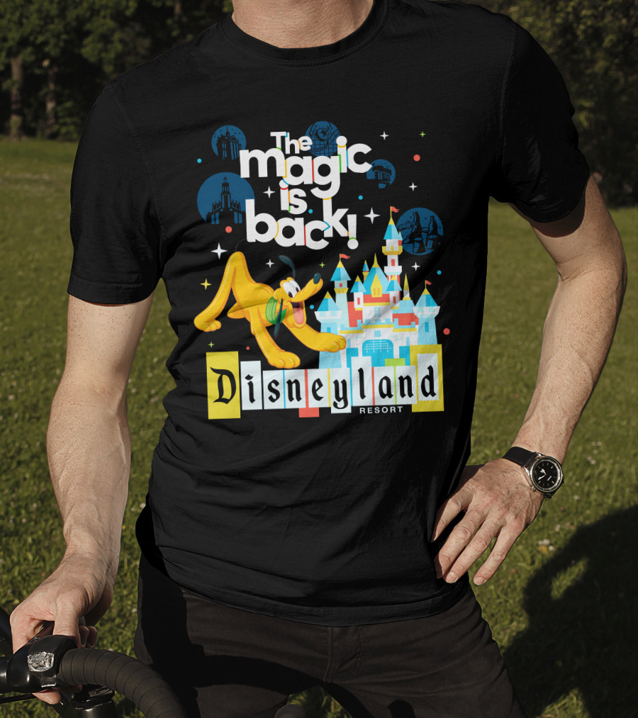 The Magic Is Back Disneyland Resort Pluto T-Shirt