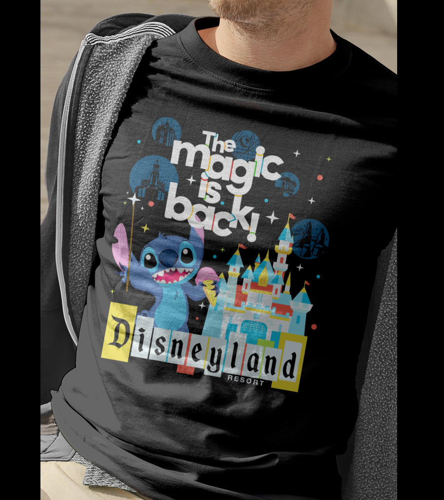 The Magic Is Back Stitch Disneyland Resort T-Shirt