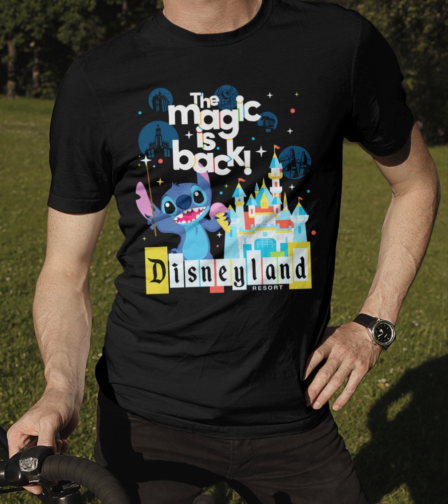 The Magic Is Back Stitch Disneyland Resort T-Shirt