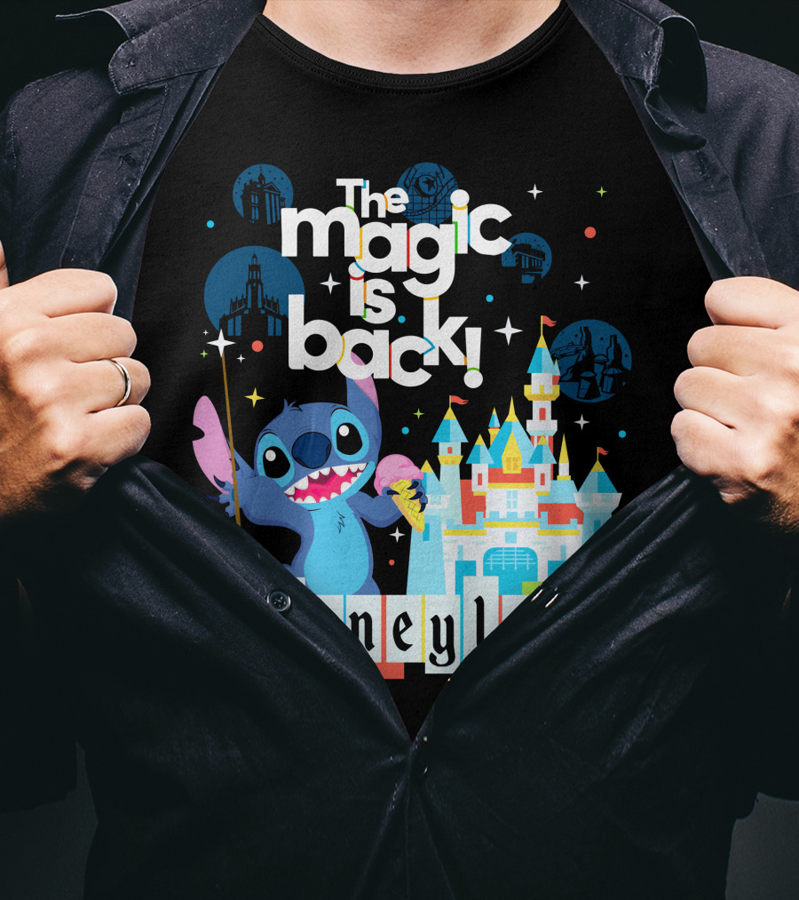 The Magic Is Back Stitch Disneyland Resort T-Shirt