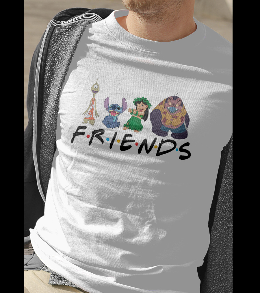 Friends Lilo And Stitch Characters Disney T-Shirt