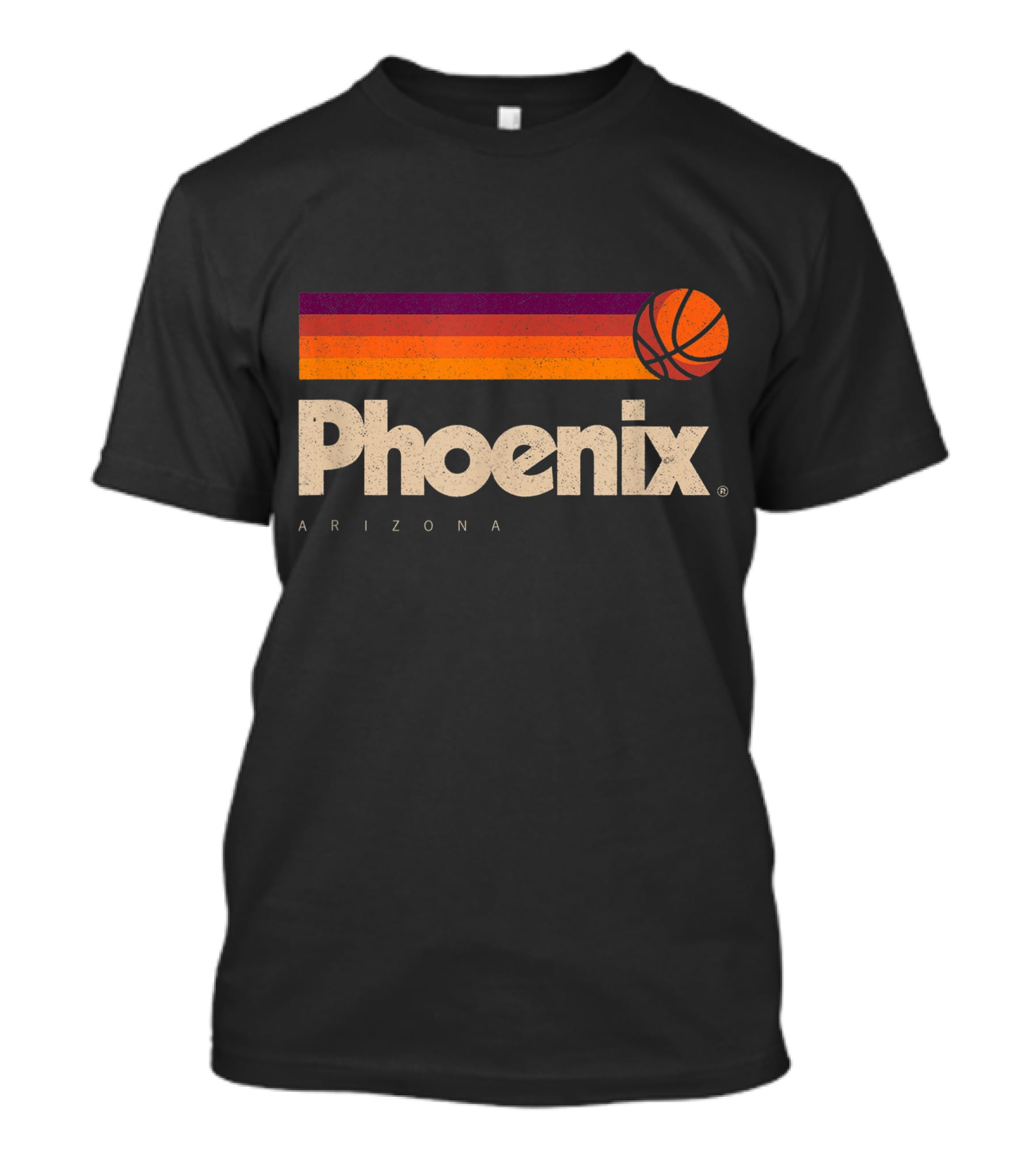 Phoenix Arizona Basketball Retro Style T-Shirt