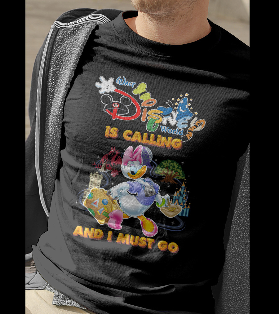 Walt Disney World Is Calling And I Must Go Daisy Duck T-Shirt